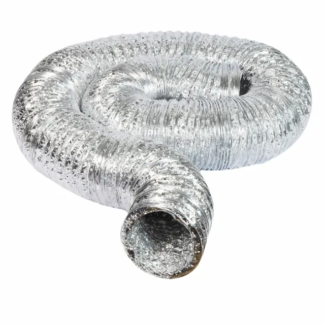 Airflow 9021321 Condotto Flessibile Alluminio 200 mm x 10 m Argento